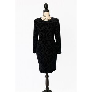 alexander mcqueen black velvet dress Alexander McQueen